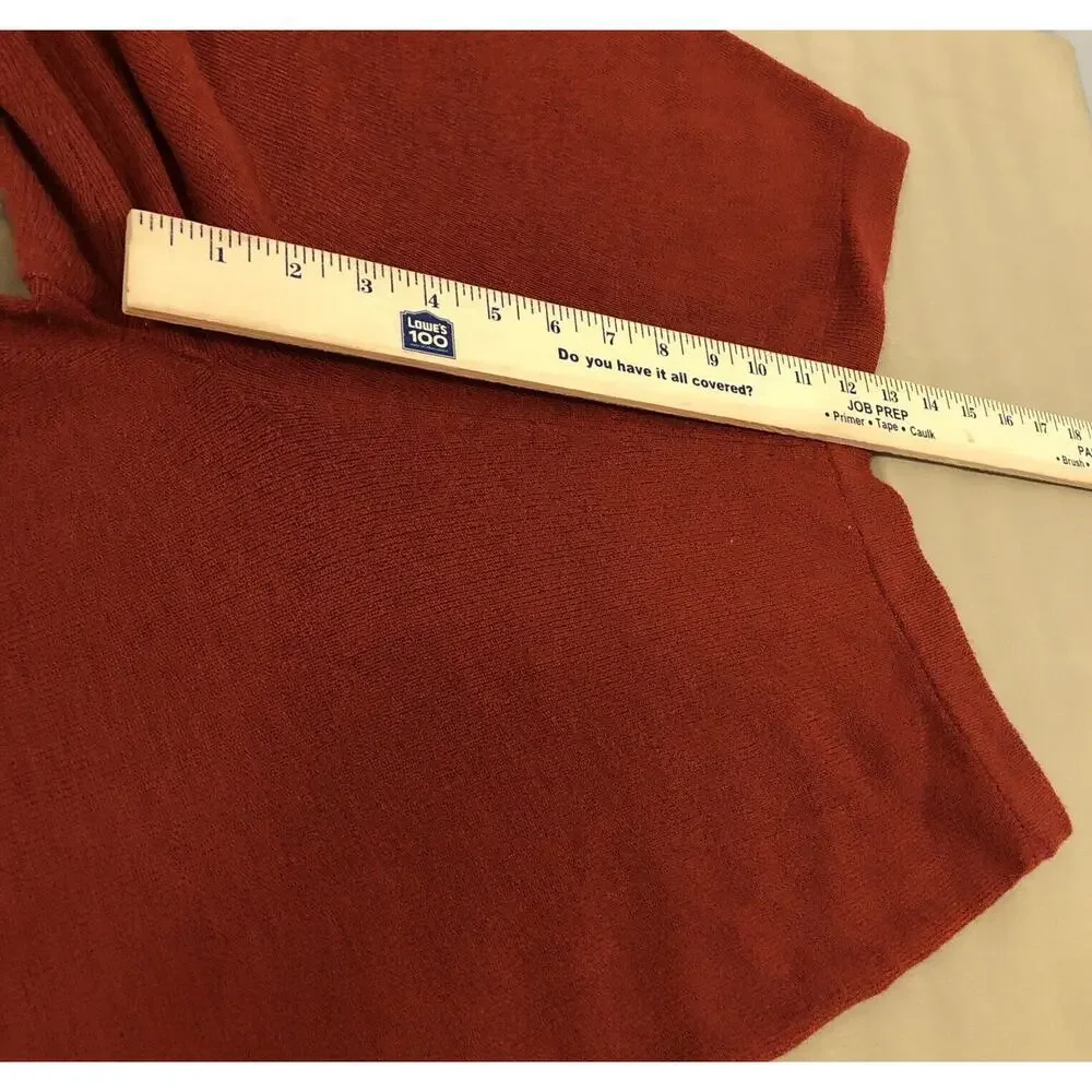 Chicos Design Travelers Red Women's Pants Size 1 Pullover Whimsigoth Grunge Boho - Picture 7 of 9